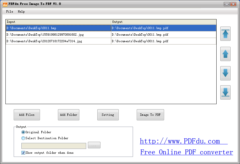PDFdu Free Image to PDF Converter